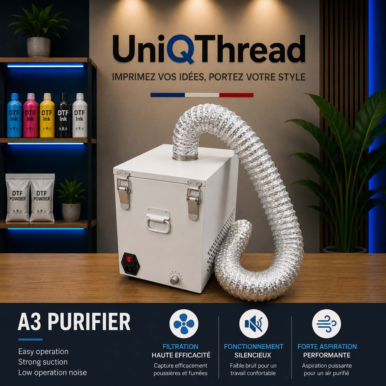 Purificateur d'air A3 pour imprimante DTF