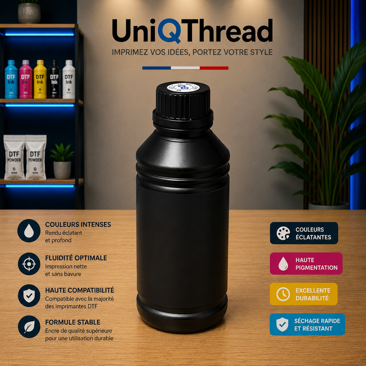 solution de nettoyage UVDTF 1 L