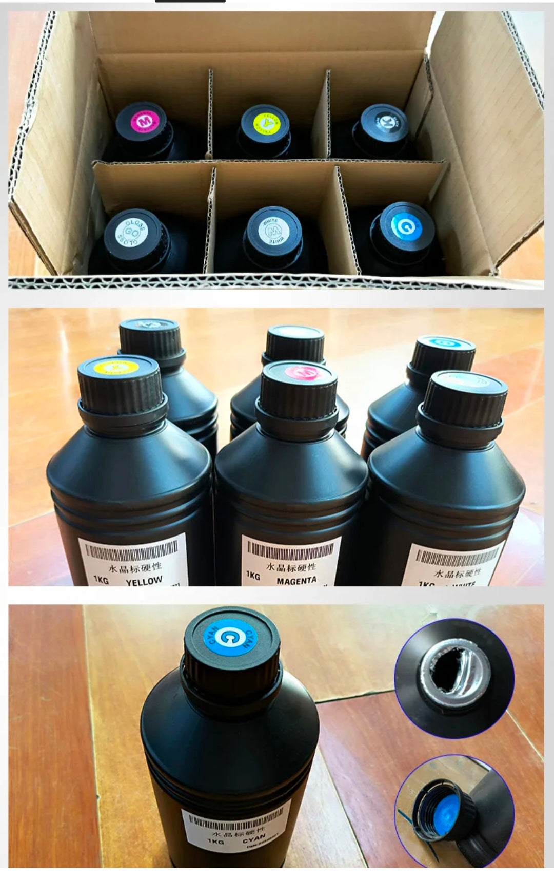 ENCRE UVDTF lot de 8litres