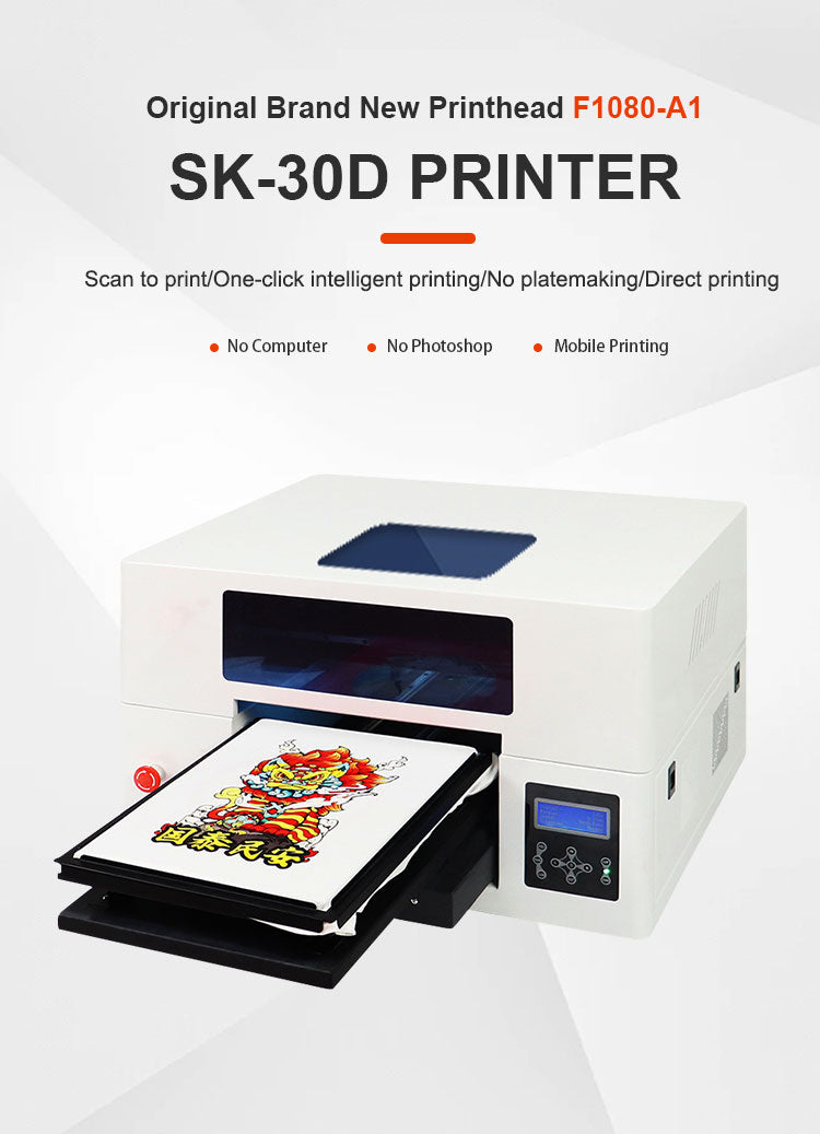 Imprimante Directe sur Textile SK-30D – Spéciale T-shirts