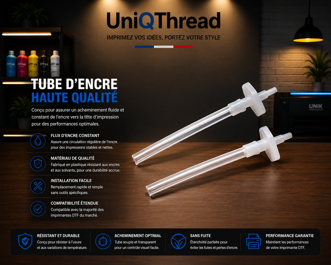 TUBE DE SORTIE DE BOCAL X2
