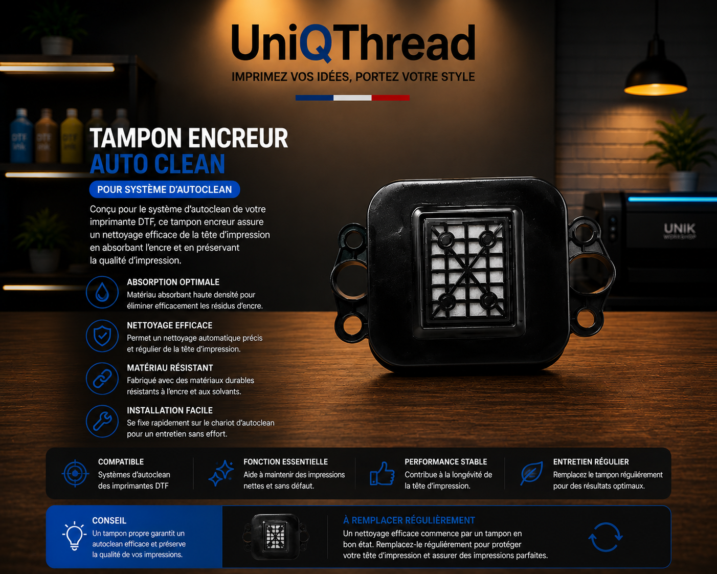 TAMPON ENCREUR