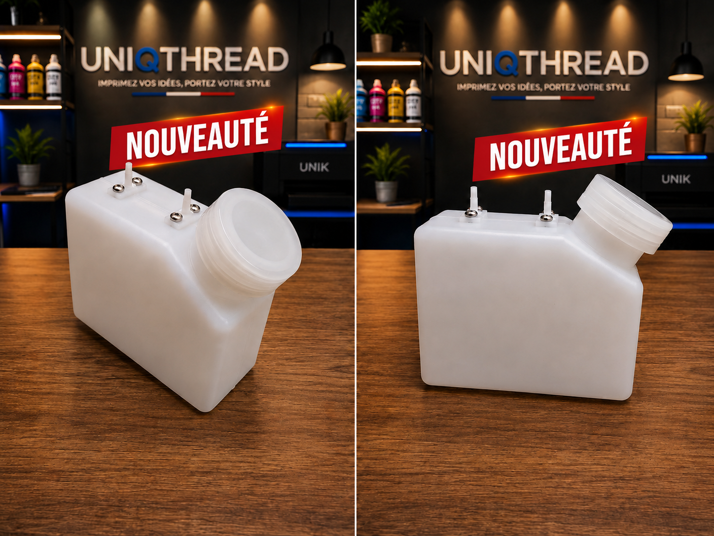 Bac de Blanc de Remplacement pour Imprimante DTF SKA3 & SK-302 Double Tête