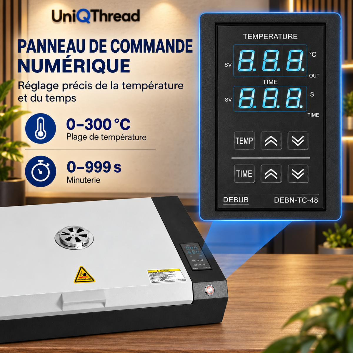 Four DTF professionnel à commande numérique